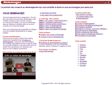 Tablet Screenshot of demenagez.info